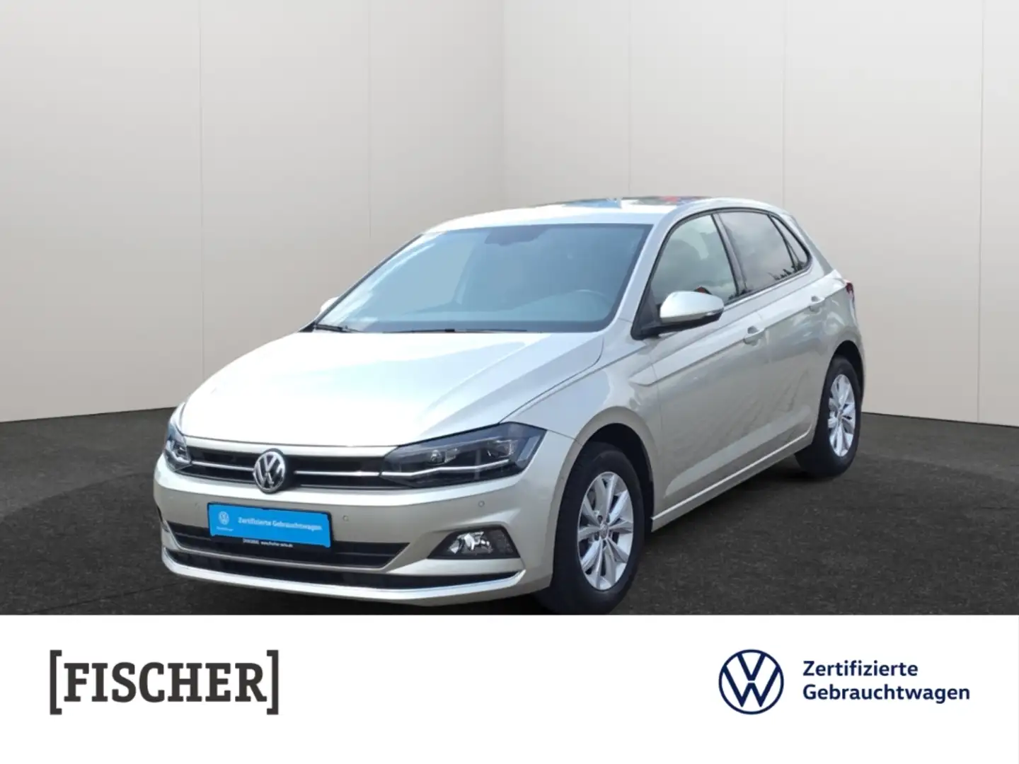 Volkswagen Polo 1.0TSI DSG Highline LED Navi Rear View ACC PDC Silber - 1