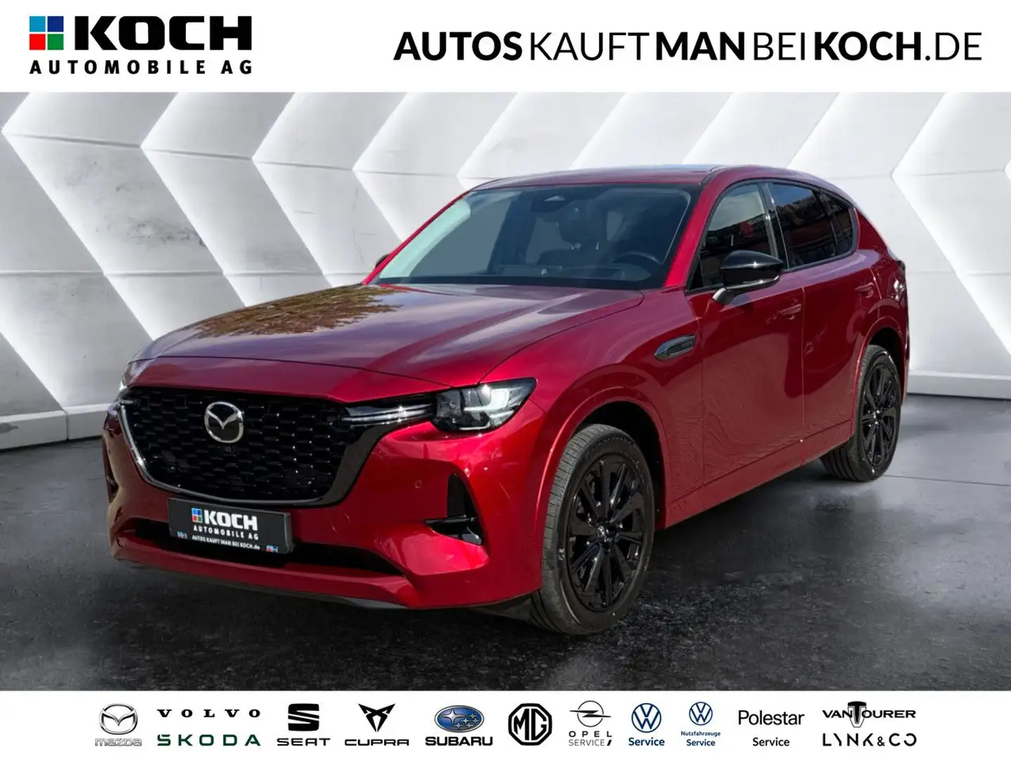 Mazda CX-60 AWD PHEV HOMURA PANO ACC Matrix 360v BOSE! Rot - 1