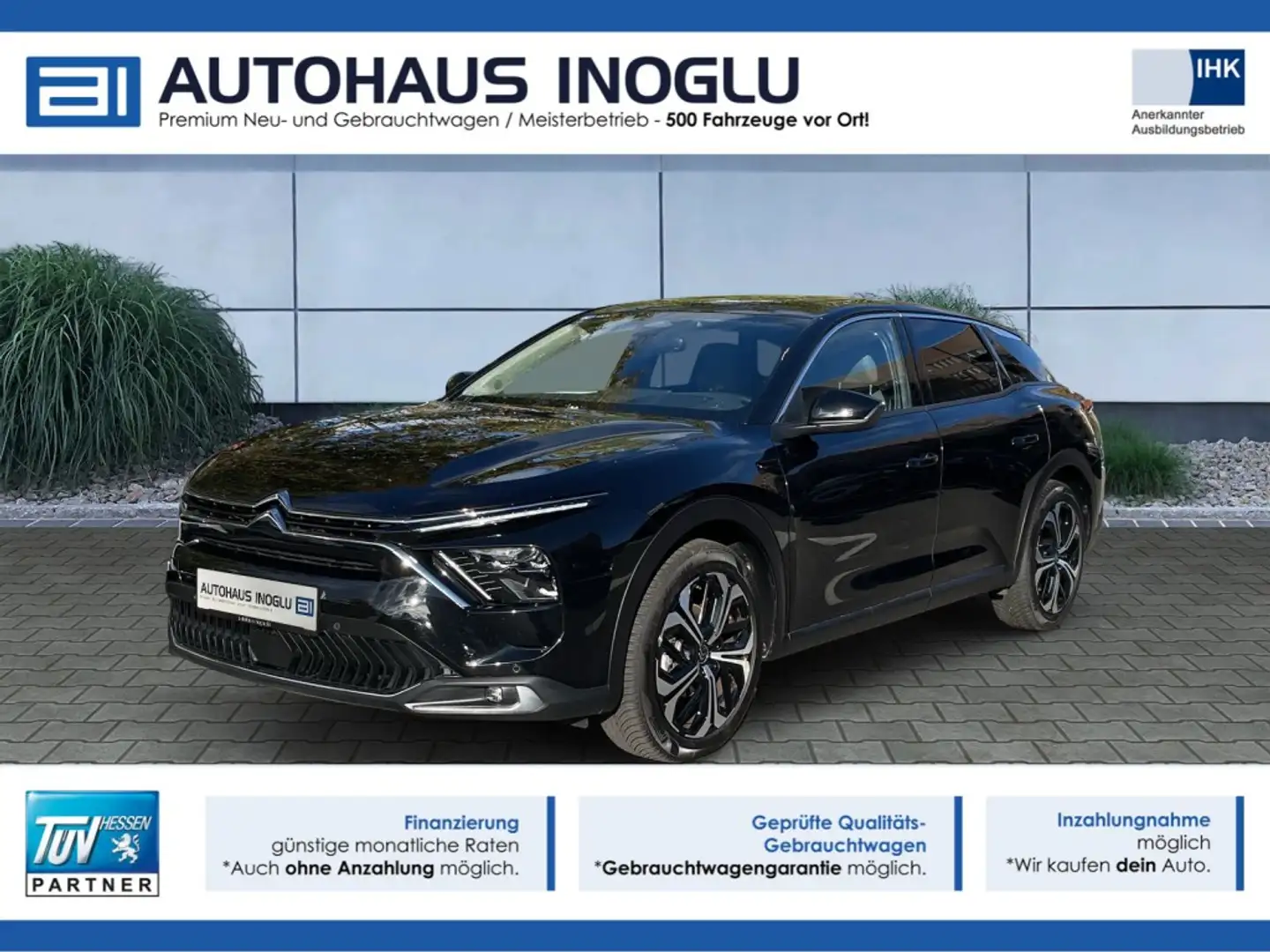 Citroen C5 X PureTech 130 S&S EAT8 Plus*HuD*RKam*Navi* Schwarz - 1