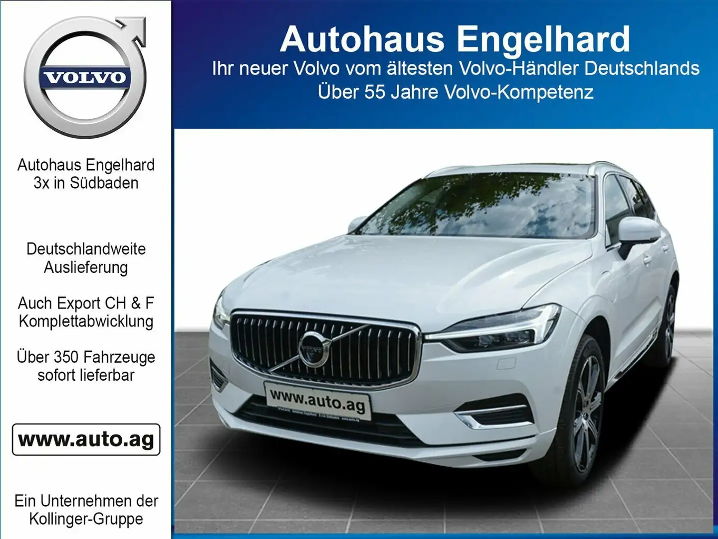Volvo XC60 T8 AWD INSCRIPTION HYBRID SELEKT Weiß - 1
