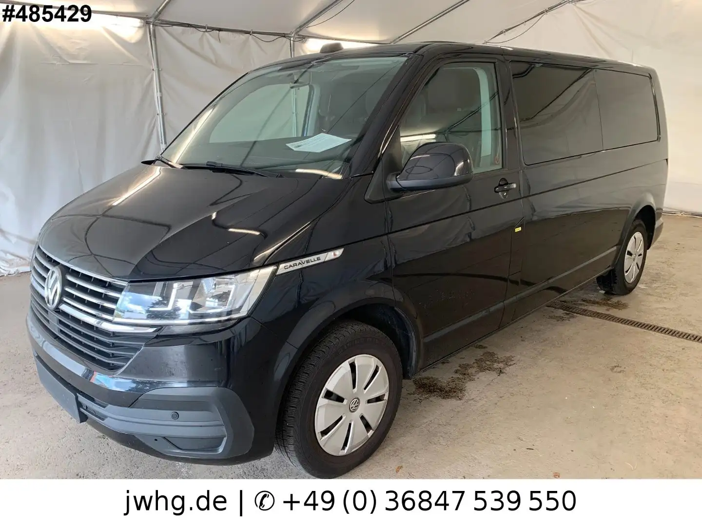 Volkswagen T6 Caravelle T6.1 Caravelle Lang 9-Sitze ACC SitzHz Tisch Schwarz - 1