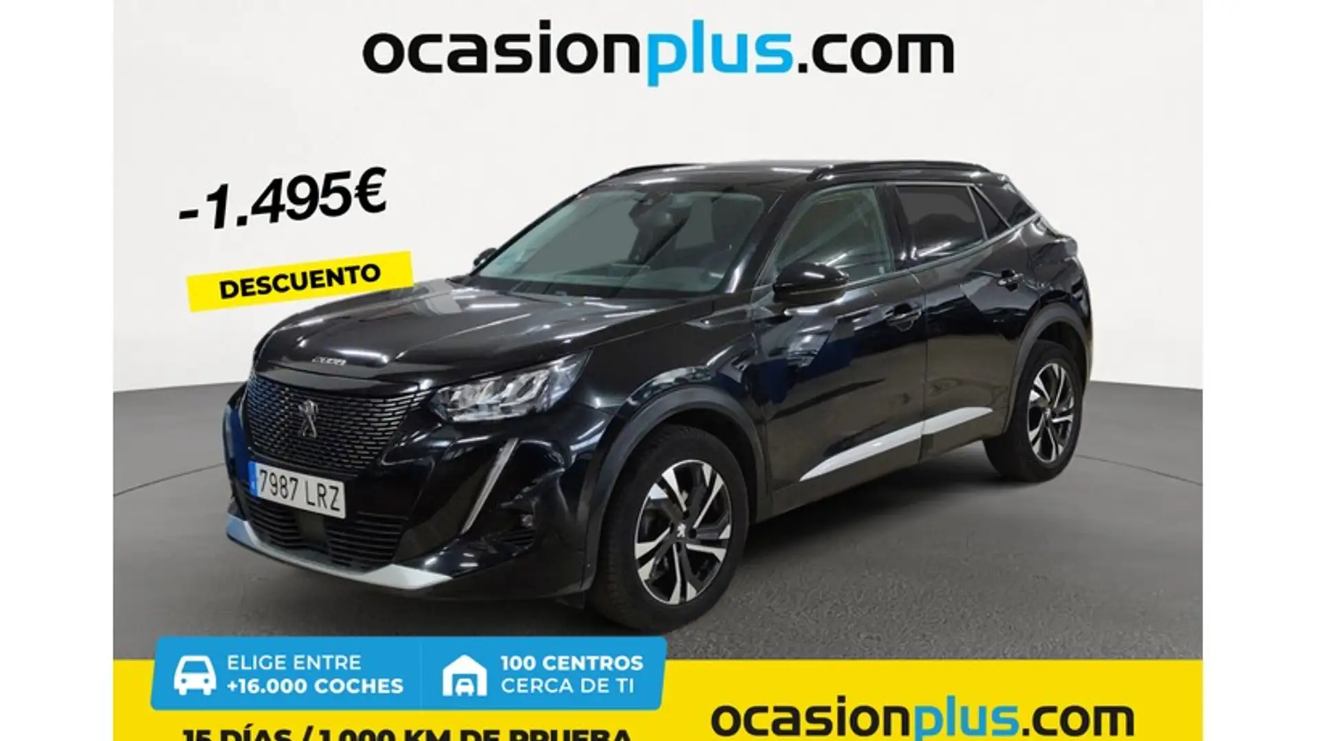 Peugeot 2008 1.2 PureTech S&S Allure Pack 130 Zwart - 1