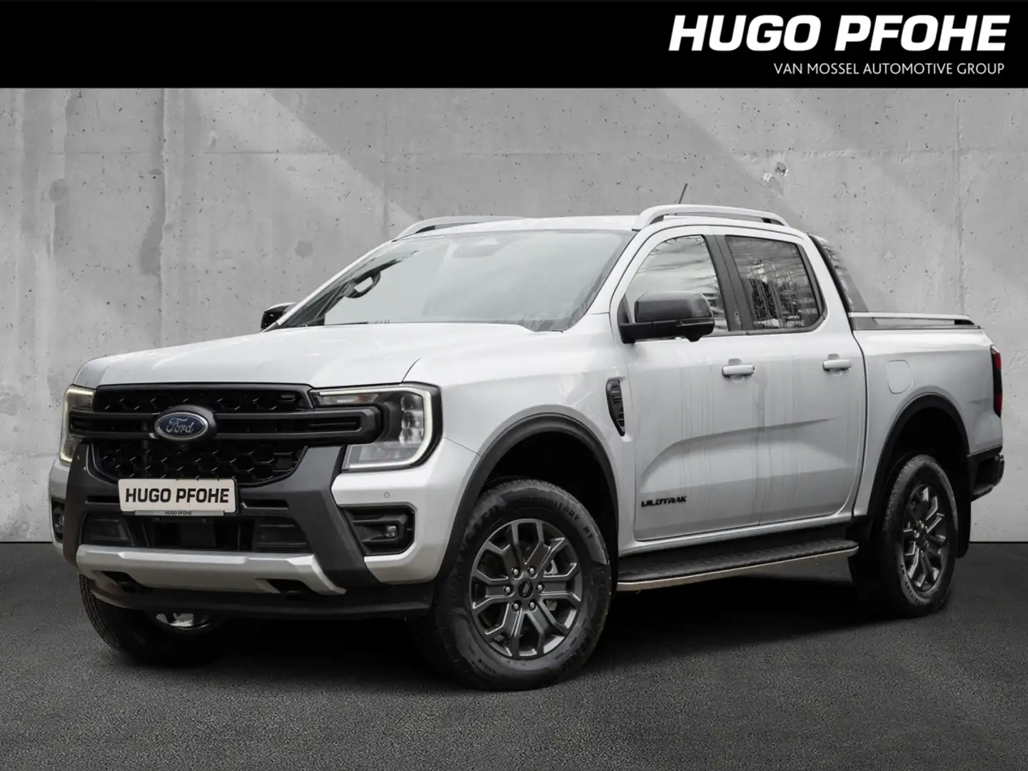 Ford Ranger Wildtrak e-4WD Aut. ACC AHK NAV 360Grad Plateado - 1