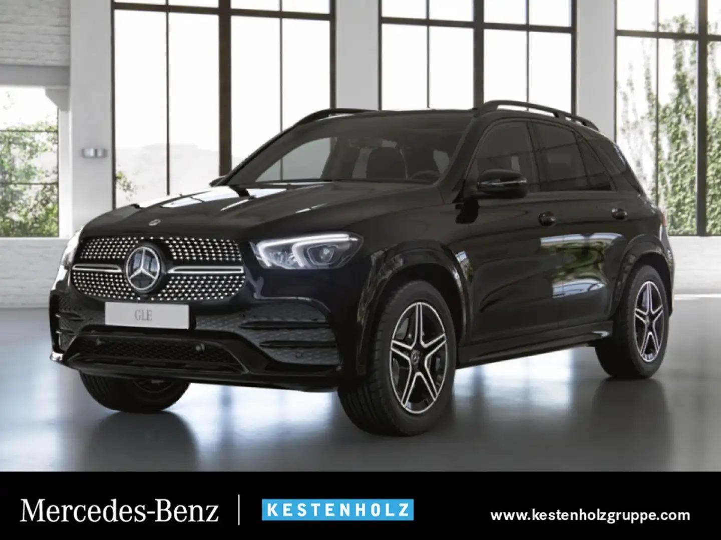 Mercedes-Benz GLE 350 de 4M AMG WideScreen 360° Pano Burmester Schwarz - 1