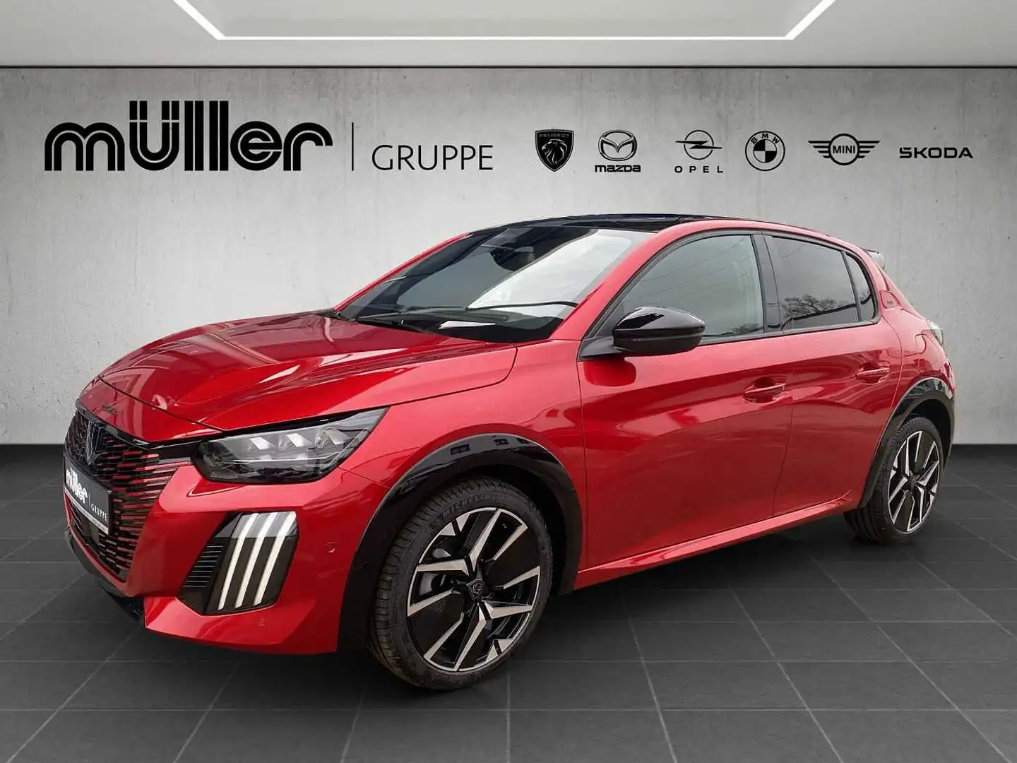 Peugeot 208 GT Hybrid 136 e-DSC6 Rot - 1