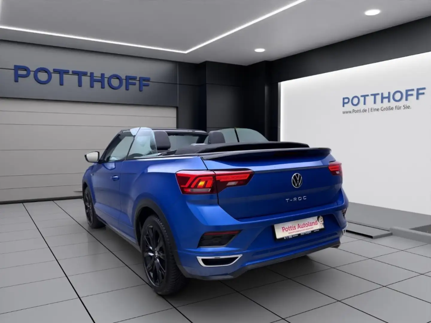 Volkswagen T-Roc Cabriolet 1.5 TSI R-LINE PDC SITZHZG KLIMA LED Blau - 2