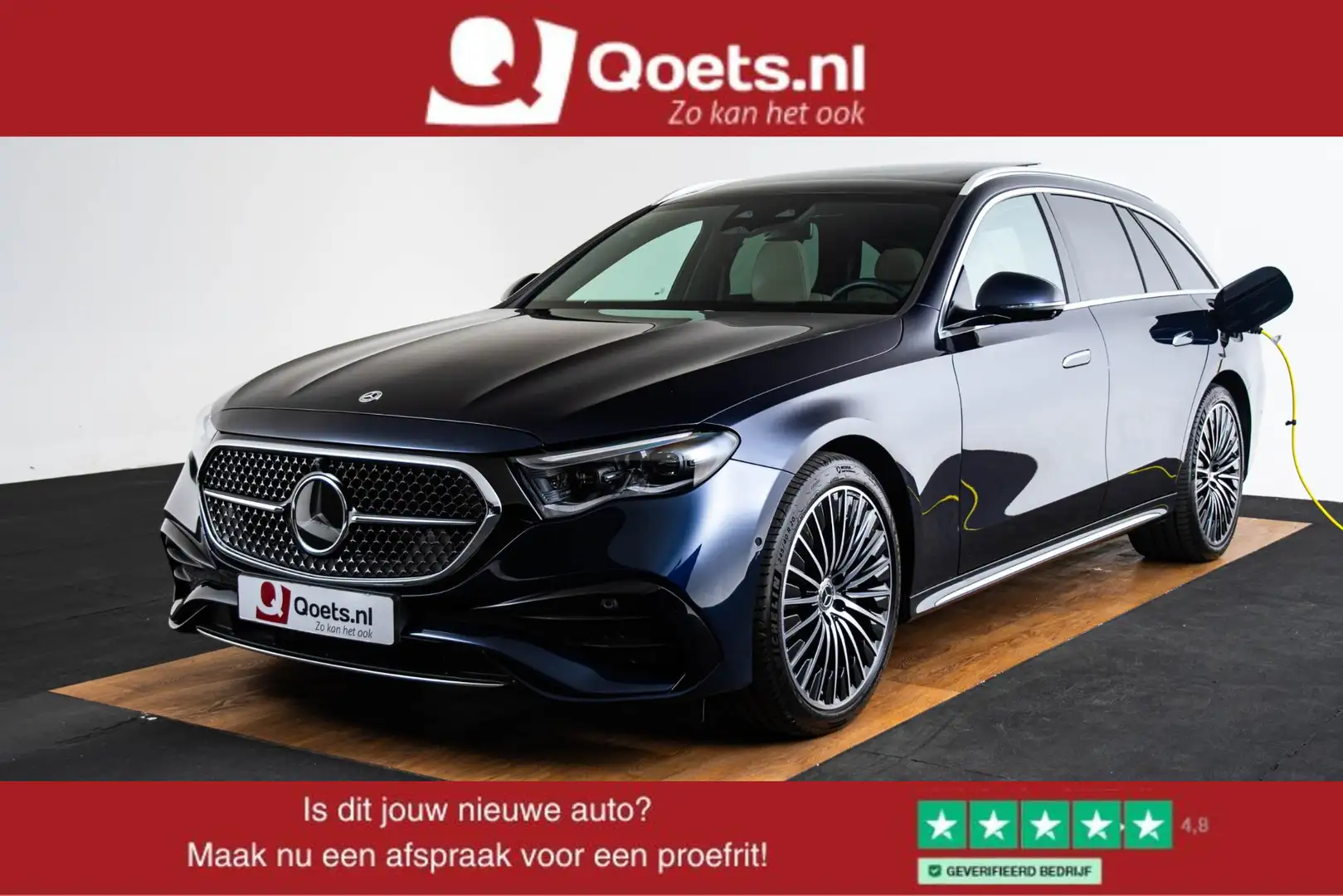 Mercedes-Benz E 300 Estate e AMG Line Trekhaak - Superscreen - Panoram Blauw - 1