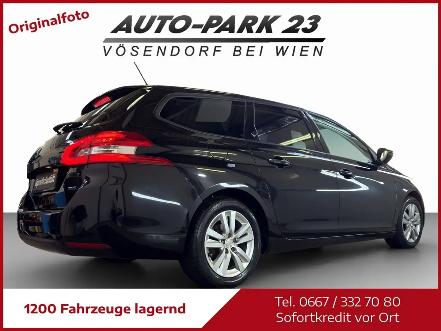 Peugeot 308 SW 1.6 Blue-HDI***NAVI**NUR130.000KM*MOD2017 Schwarz - 2