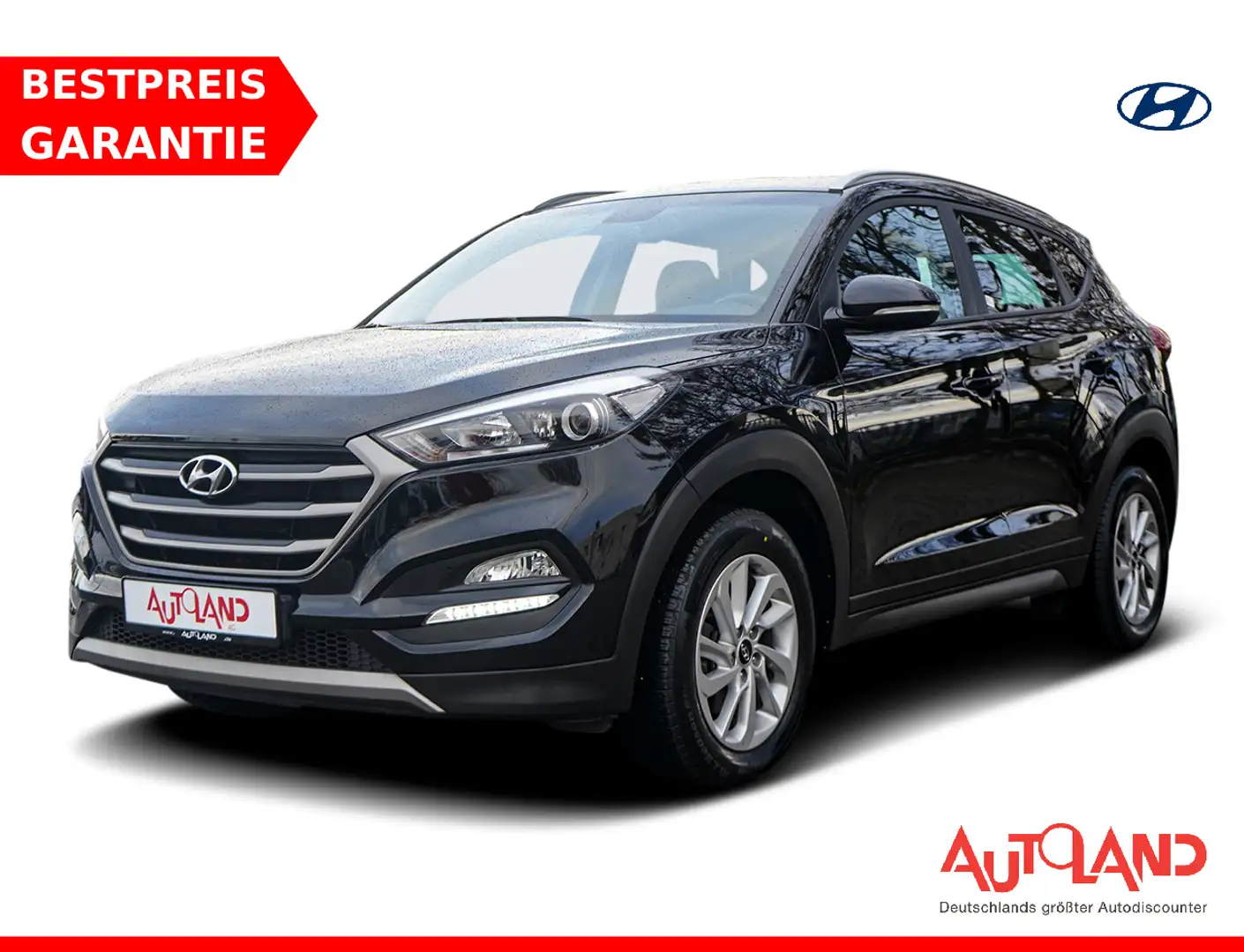 Hyundai TUCSON 1.6 GDI AAC Navi SHZ PDC Kamera Negru - 1