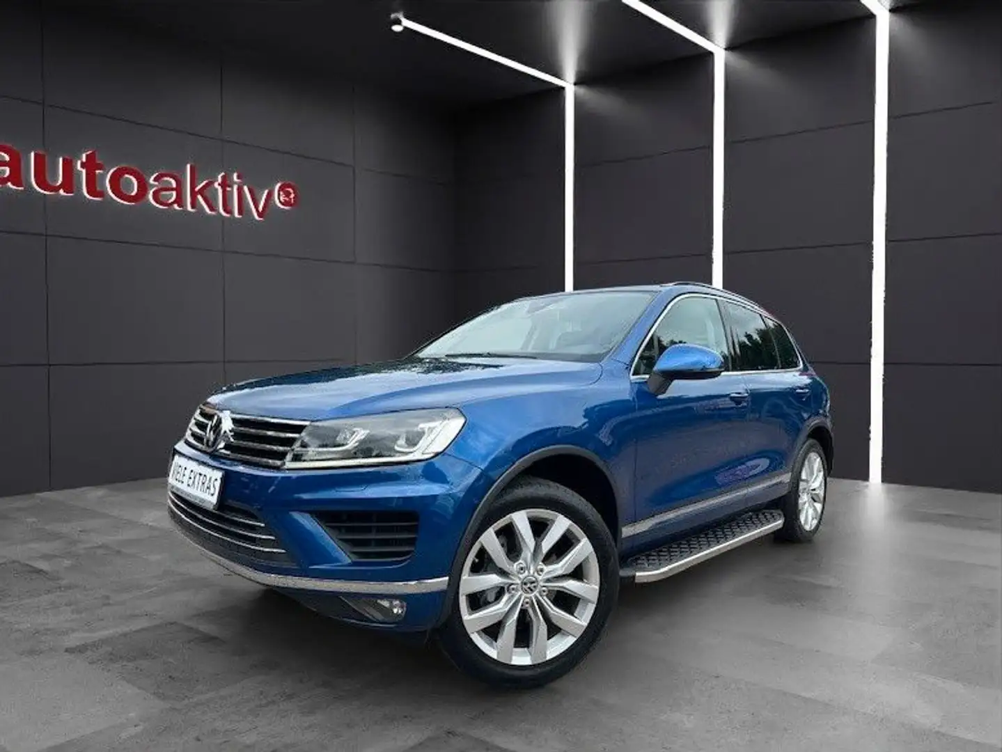 Volkswagen Touareg V6 TDI 4Mot/Voll Leder/AHK/Bi-Xenon/Navi Blau - 2