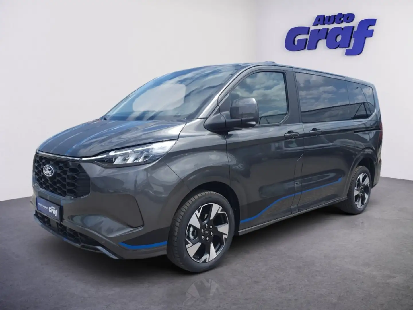 Ford Tourneo Custom Bus 2.5 PHEV 340 L1H1 FWD Sport Aut Grau - 1