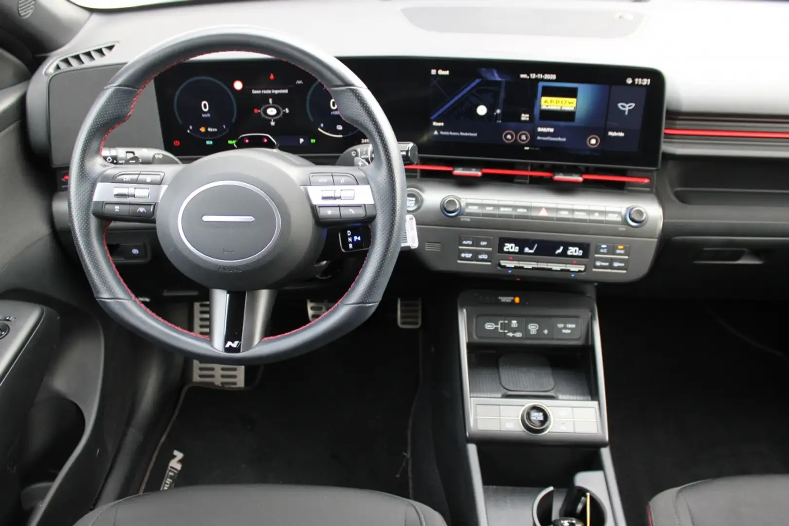 Hyundai KONA 1.6 GDI HEV N Line Ed. | Parkeercamera | Keyless e Blanc - 2