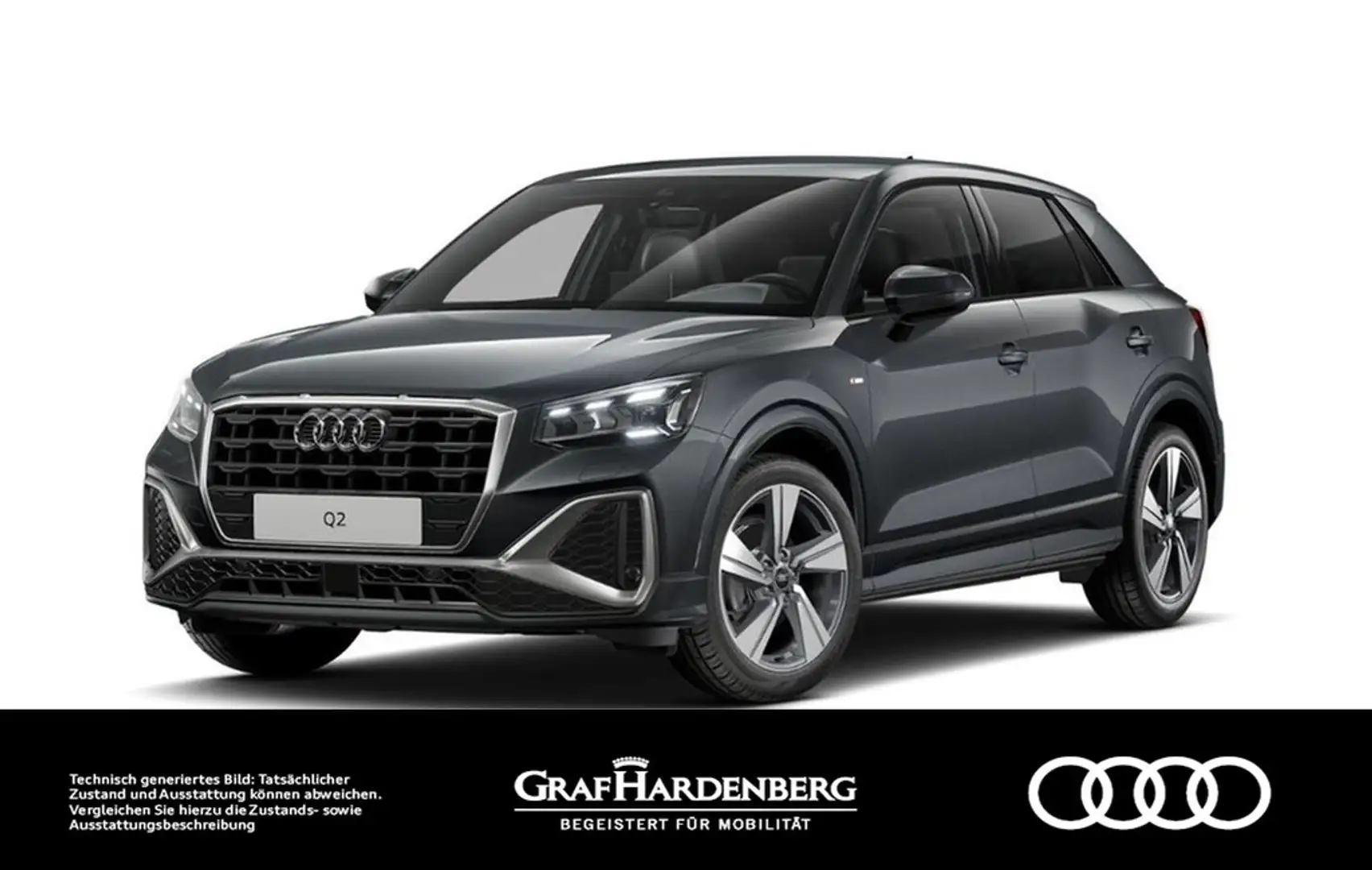 Audi Q2 35 TFSI S line Virt.Cockpit Matrix Gris - 1