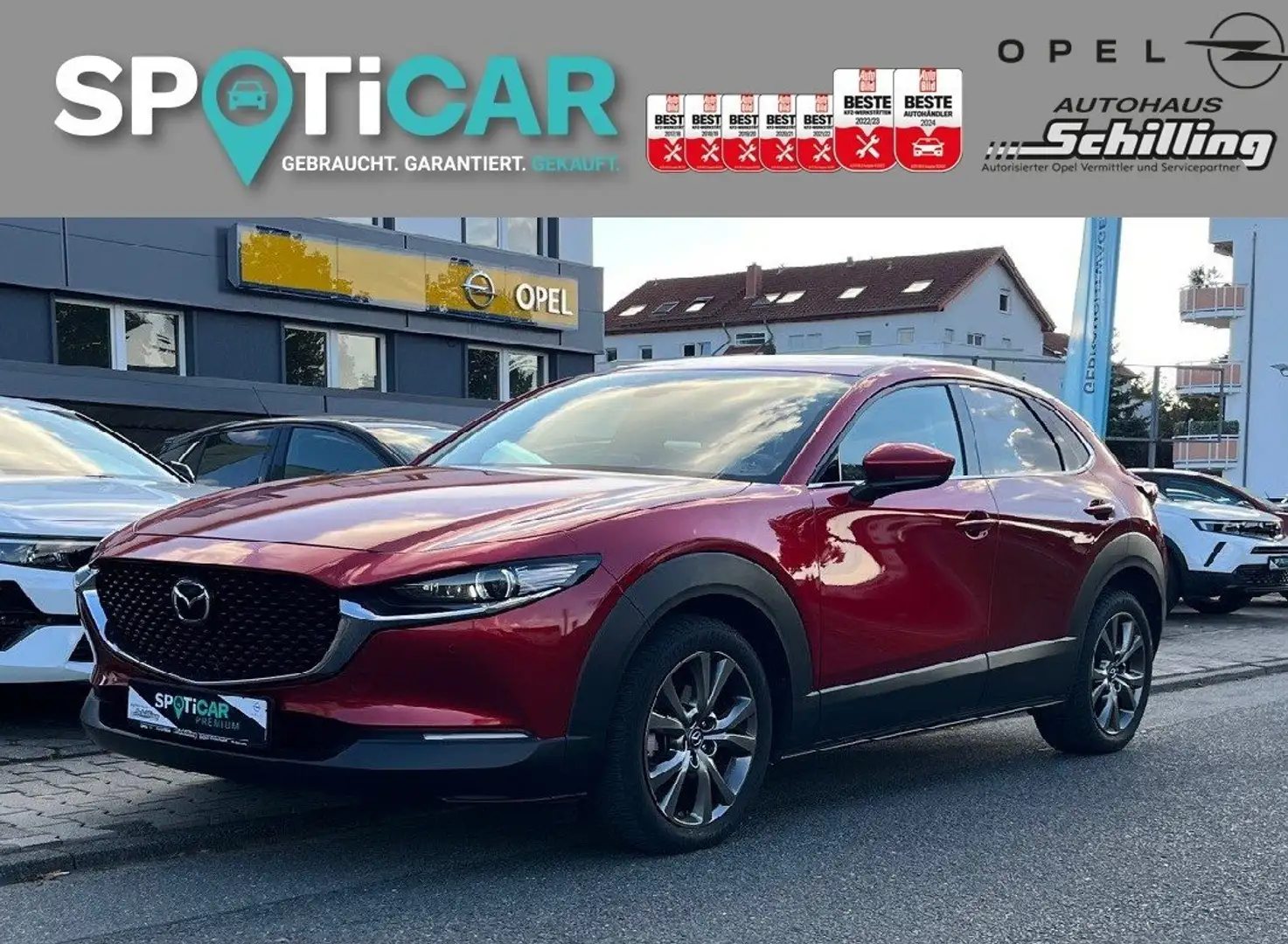 Mazda CX-30 CX-30 X 2.0 M HYBRID AWD DRIVE SELECTION Rouge - 1