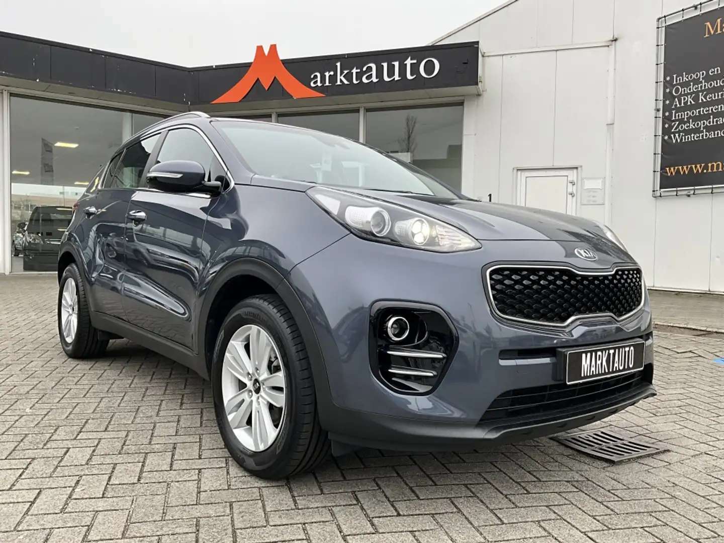 Kia Sportage 1.6 GDI DynamicLine Camera Carplay Cruise Stoelver Blauw - 1