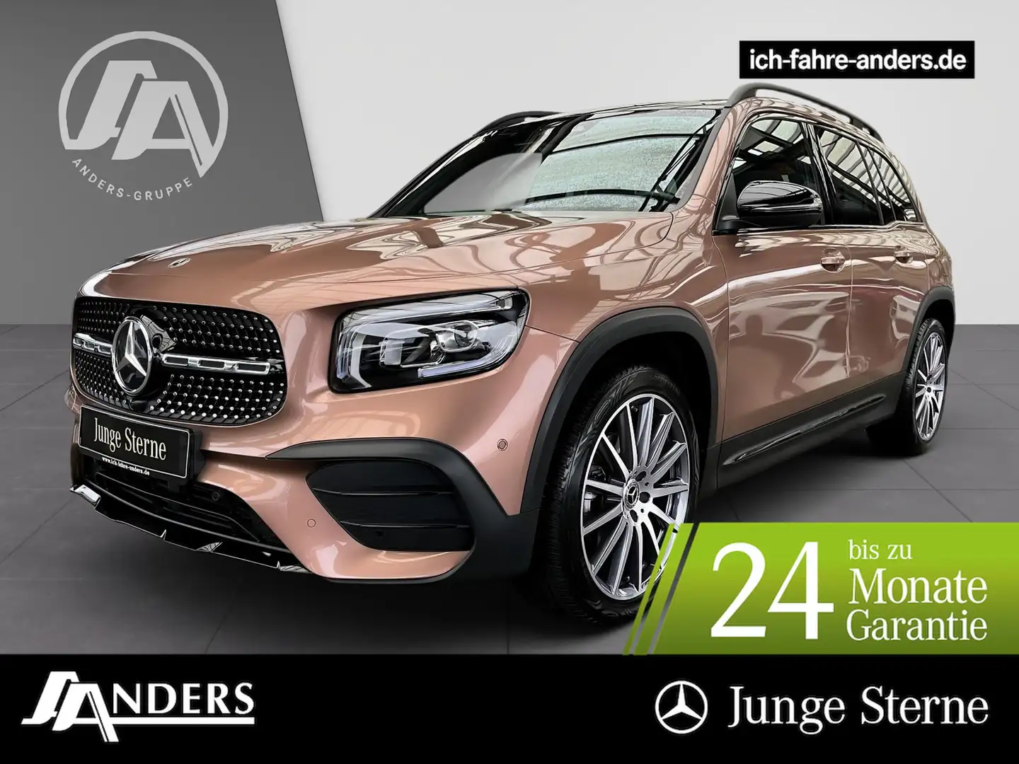 Mercedes-Benz GLB 200 AMG+MBUX+Night+Pano+LED+Kam+SOUND+EASY-P Bronze - 1