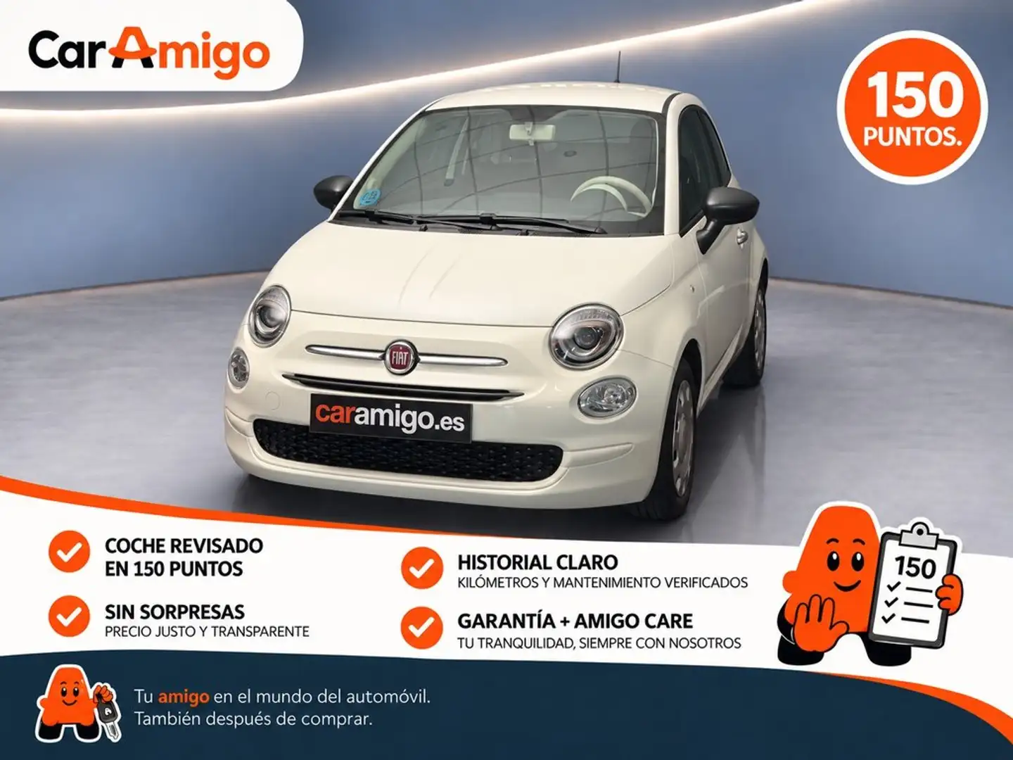 Fiat 500 Club 1.0 Hybrid 51KW (70 CV) Blanco - 1