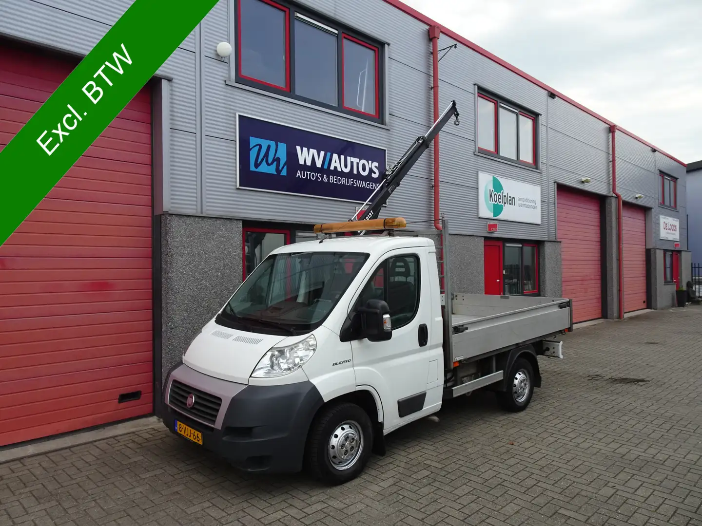Fiat Ducato 33 2.2 MultiJet KH1 3 zits openlaadbak met hiab kr - 1
