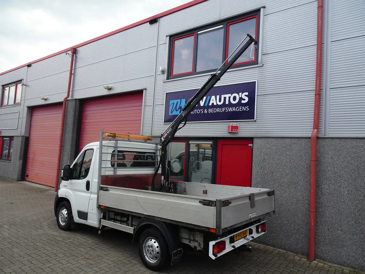 Fiat Ducato 33 2.2 MultiJet KH1 3 zits openlaadbak met hiab kr - 2