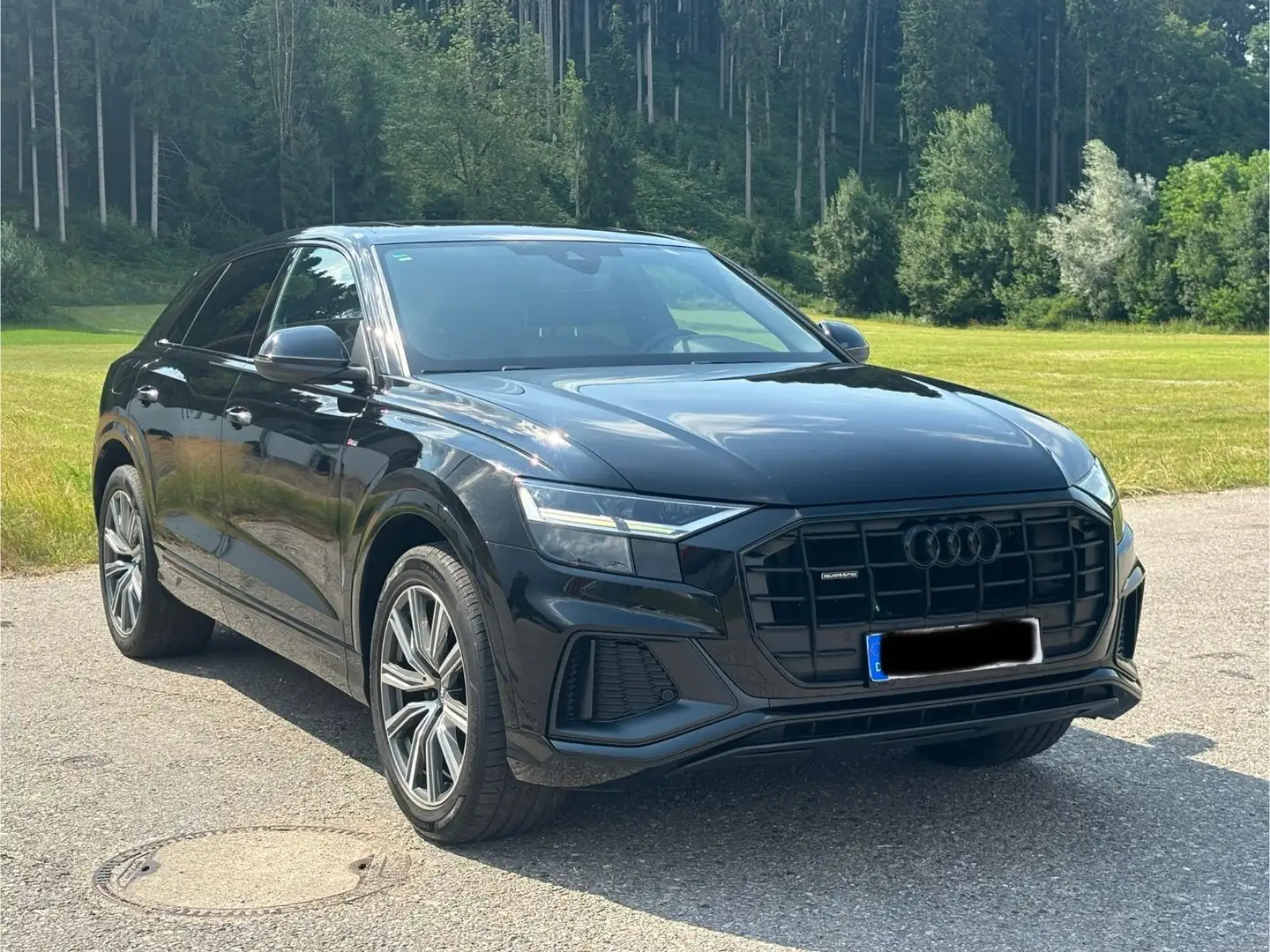 Audi Q8 50 TDI quattro /S-Line /Panoram-Dach /Matrix Schwarz - 1
