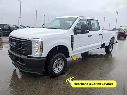 White 2026 Ford F-250 Super Duty XL Crew Cab LB 4WD Pickup Truck Four-Wheel Drive Automatic