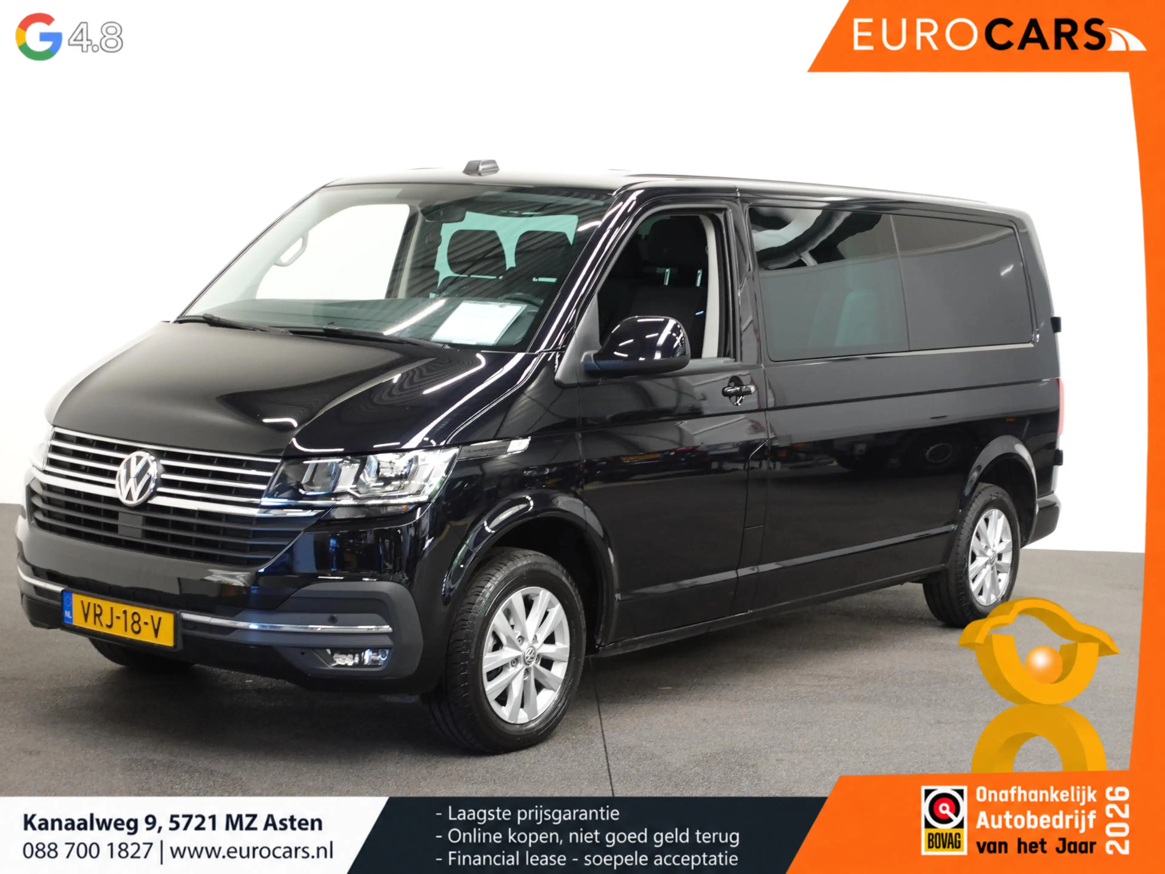 Volkswagen T6.1 Transporter 2.0 TDI L2H1 Highline Dubbele Cabine Automaat Airc