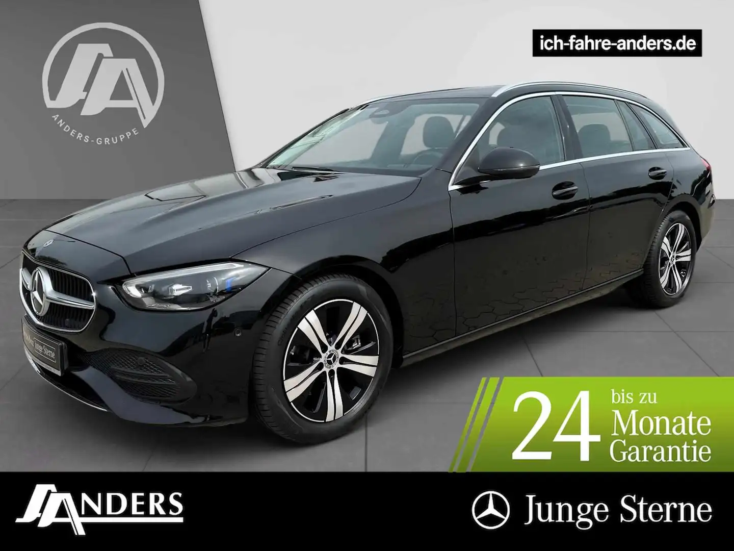 Mercedes-Benz C 200 d T Avantgarde+MBUX+DIGITAL+AHK+EASY+Apple Schwarz - 1