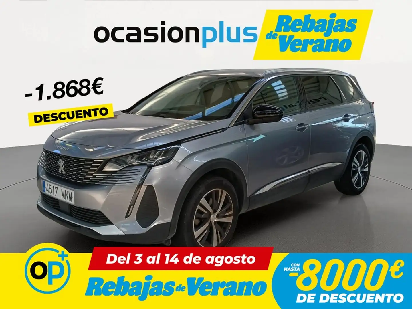 Peugeot 5008 1.2 PureTech S&S Allure Pack 130 Gris - 1
