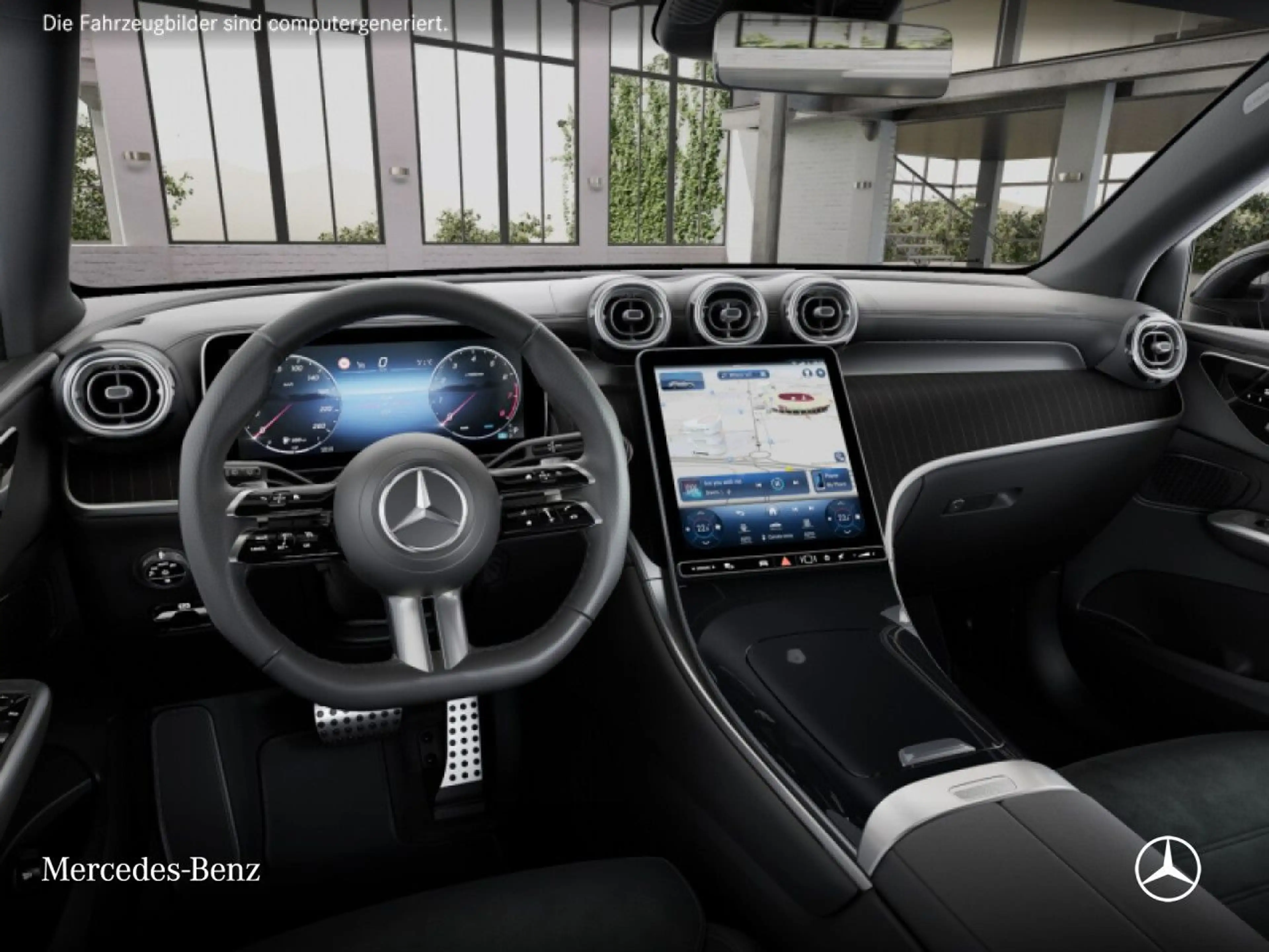 Mercedes-Benz GLC 200 4M AMG+NIGHT+360+AHK+TOTW+KEYLESS+9G — photo 9