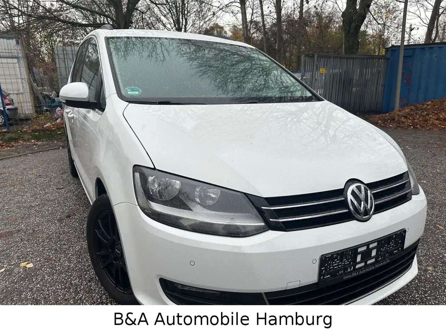 Volkswagen Sharan BMT 2 Hand+Tüv/Au Neu+Scheckheft Weiß - 2