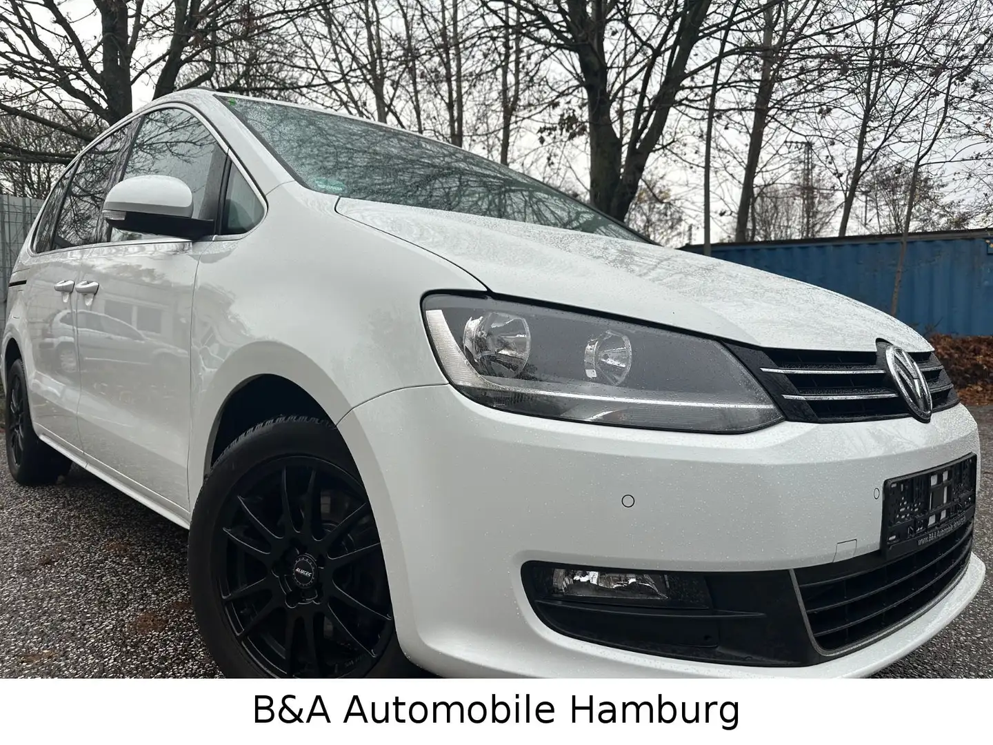 Volkswagen Sharan BMT 2 Hand+Tüv/Au Neu+Scheckheft Weiß - 1