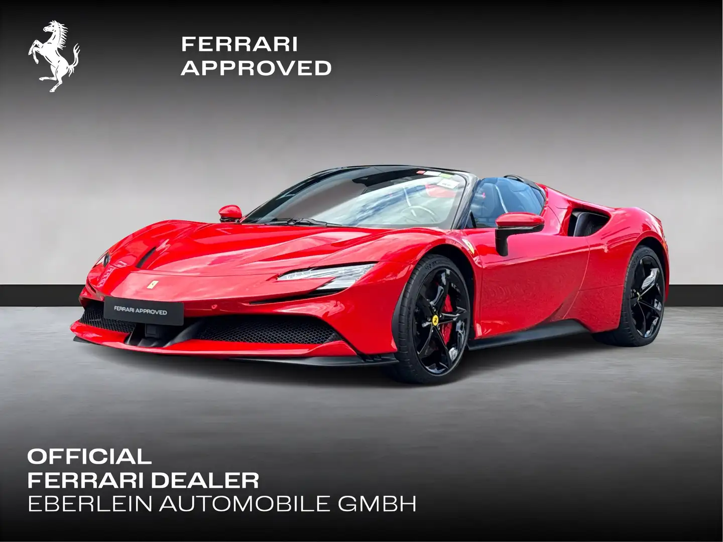 Ferrari SF90 Spider *Embleme*Navi*PDC*Klima*Leder* Rot - 1