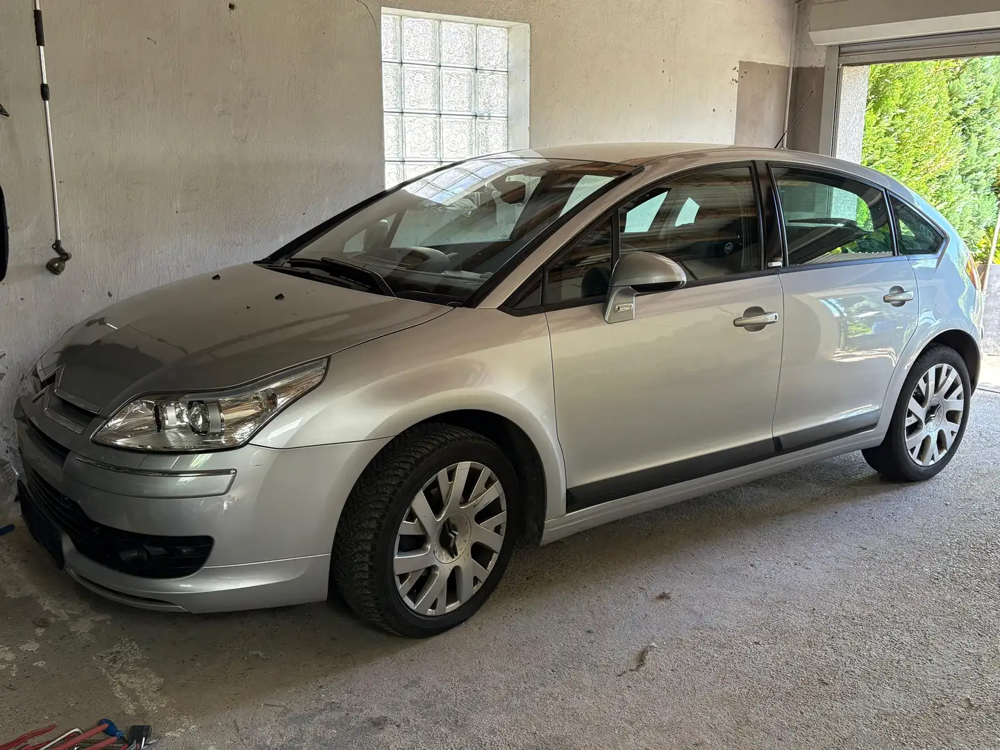 Citroen C4 C4 140PS Exclusive 2008 TÜVNeu Unfallfrei 93tkm Silber - 2