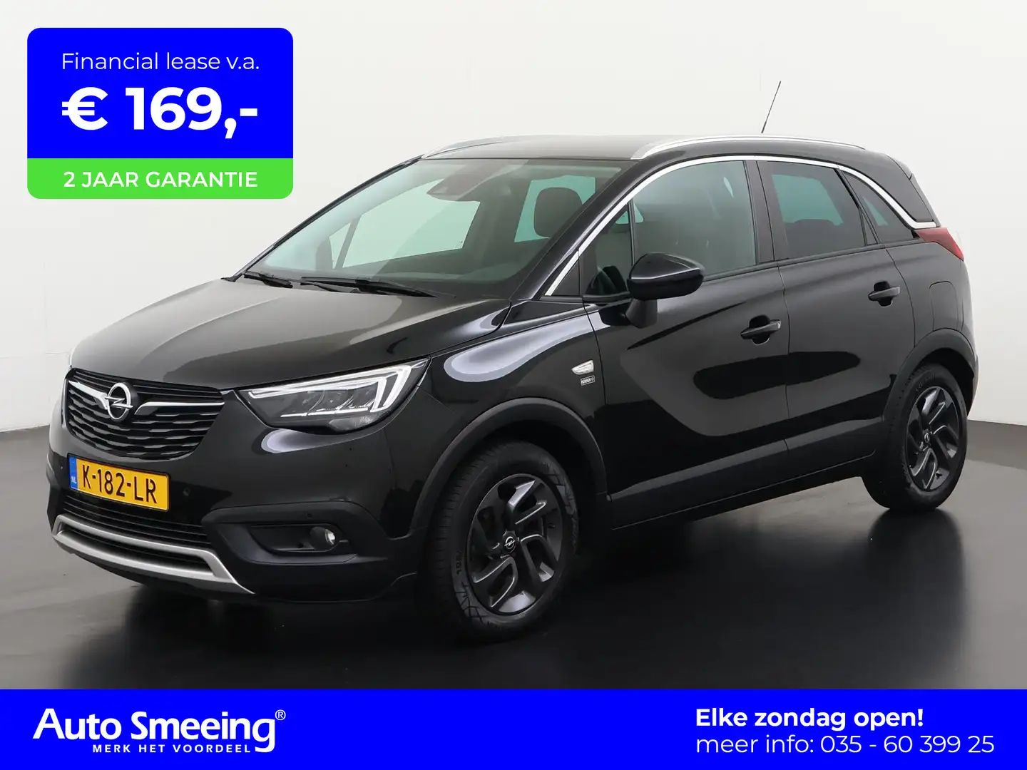Opel Crossland X 1.2 Edition 2020 | Camera | Carplay | Zondag Open! Zwart - 1