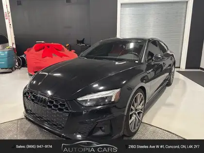 Black 2022 Audi S5 Sportback Sedan Automatic