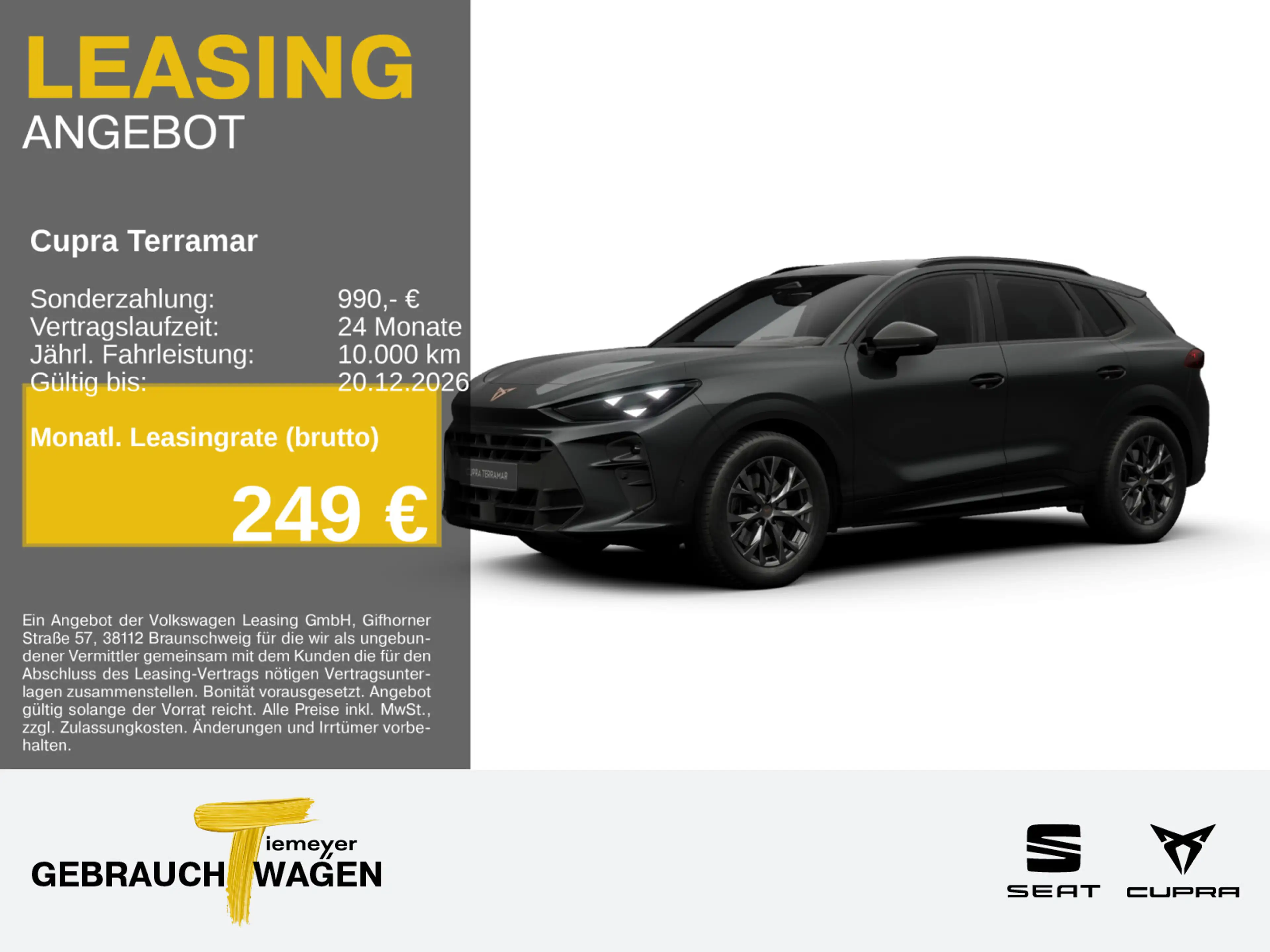 CUPRA Terramar 2.0 TSI DSG 4D MATRIX SENNHEISER eSITZE