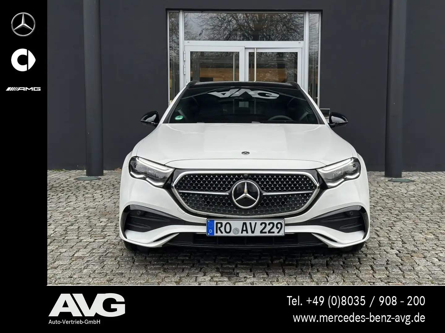 Mercedes-Benz E 220 E 220 d 4M T AMG Edition Pano DIGITAL Night 360° Weiß - 2