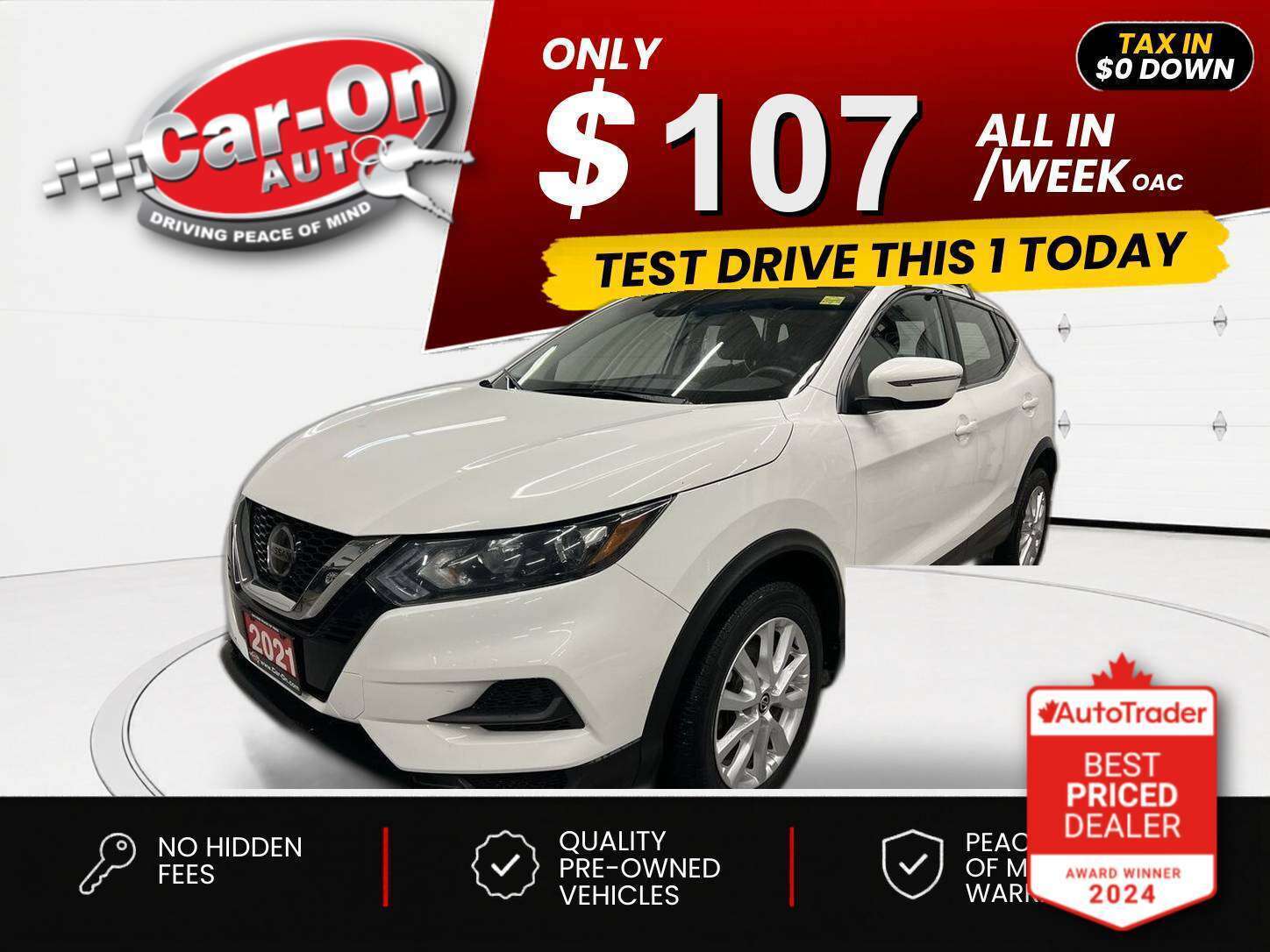 White 2021 Nissan Qashqai SUV / Crossover  Automatic