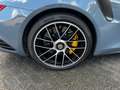 Porsche 911 Turbo S Cabrio-Burmester-Chrono Sport+TV+DAB Bleu - thumbnail 25