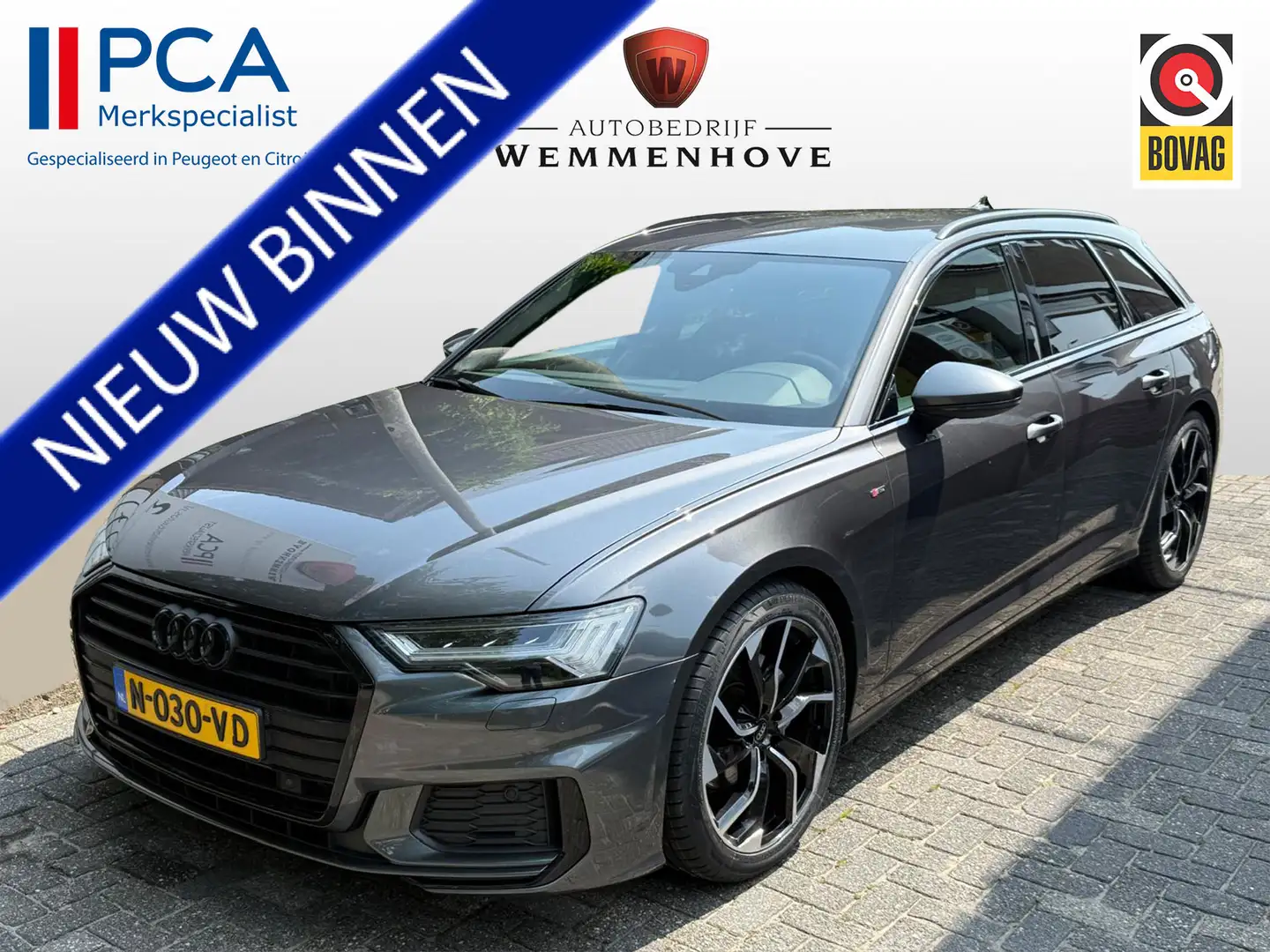 Audi A6 Avant 40 TFSI S edition Airco-Ecc/Navi/S-Line/Trek Gris - 1
