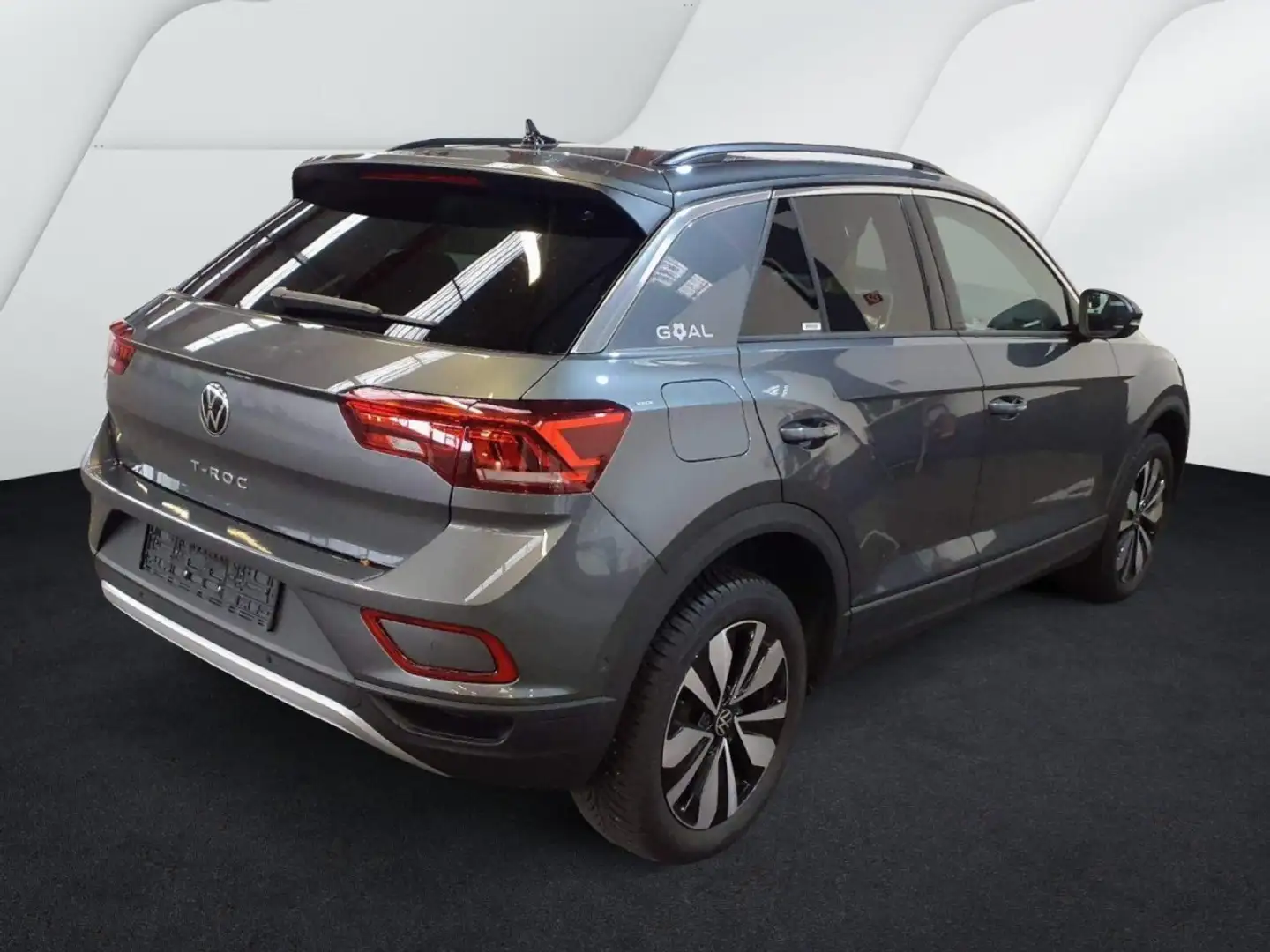 Volkswagen T-Roc 1.0 TSI Goal (APP,NAVI,LED,ACC,Park-Assist) Klima Grau - 2