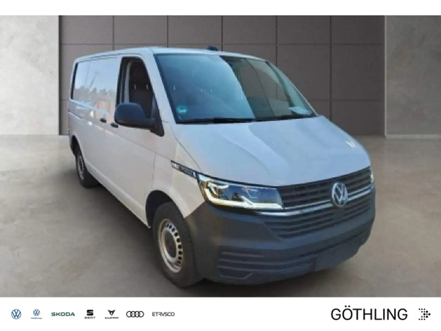 Volkswagen T6.1 Kasten L1H1 EcoPro TDI 110kW*AHK*LED*Klima* Blanc - 1