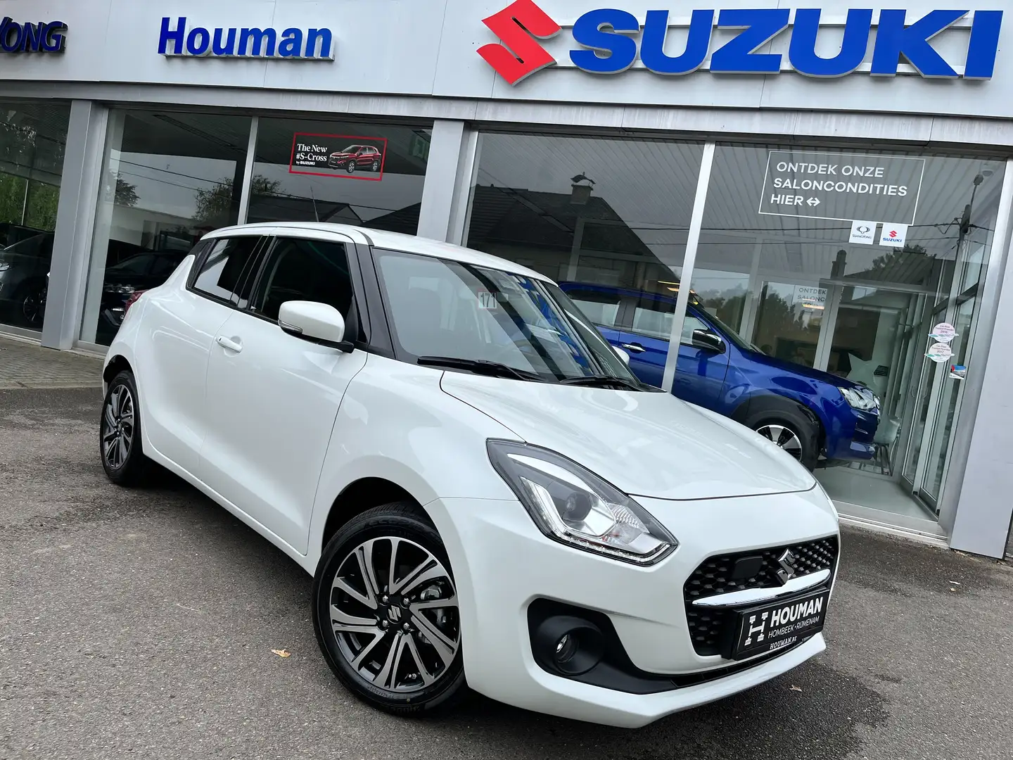 Suzuki Swift 1.2i SHVS GLX 12V - "Stockwagen - 5j Garantie" Wit - 1