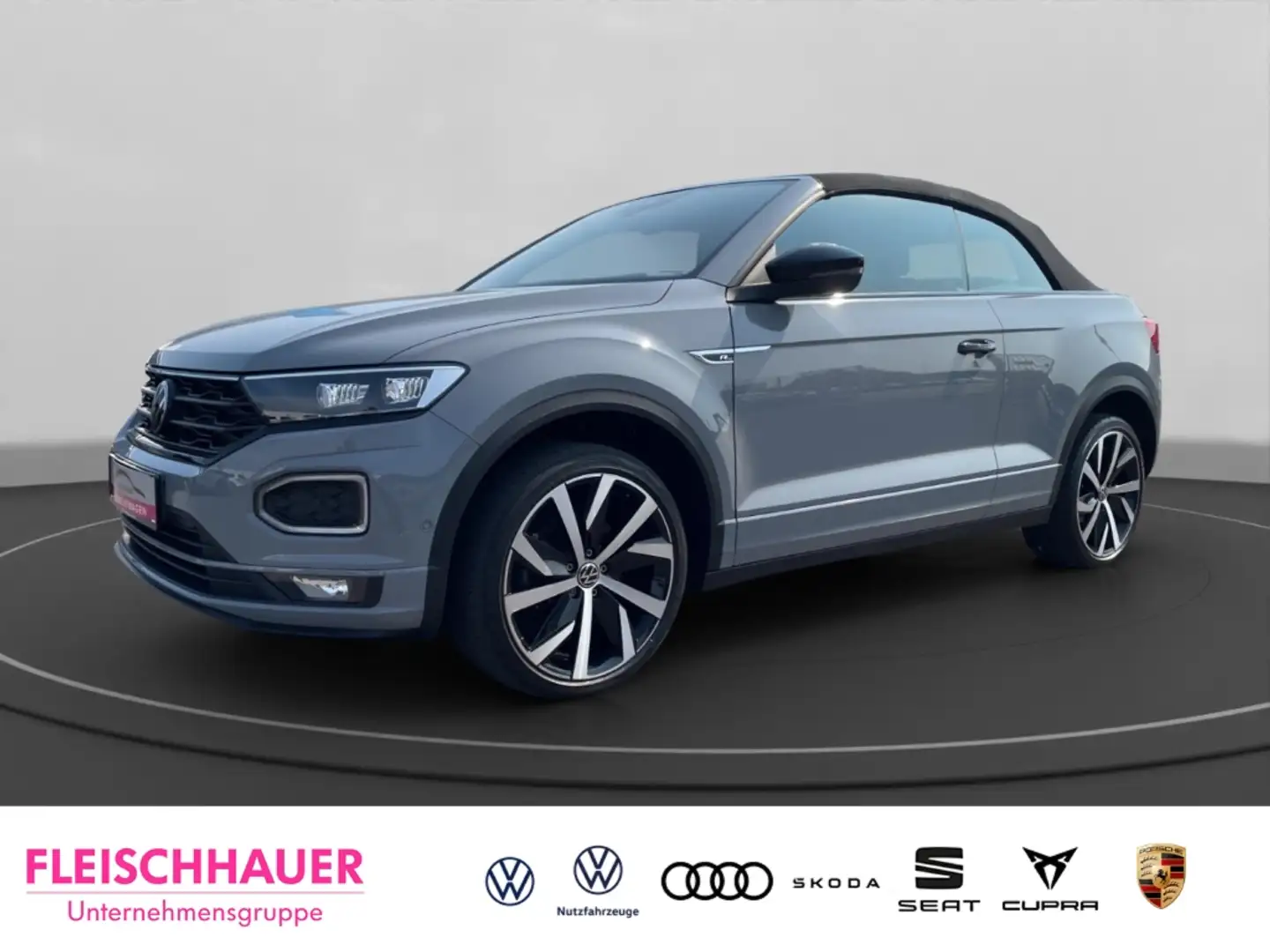 Volkswagen T-Roc Cabriolet R-Line Edition AHK LED beats RFK Leder R Grijs - 1