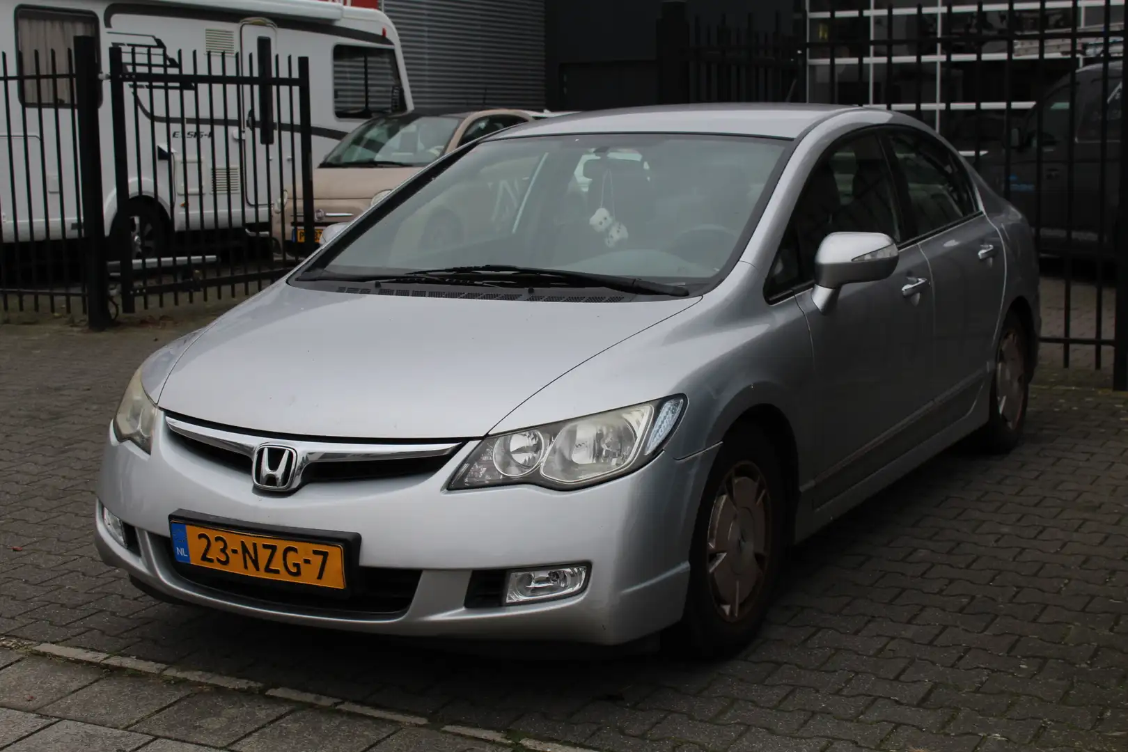 Honda Civic 1.3 Vtec Hybrid Automaat Clima Elek P. CV Cruise C Gris - 2