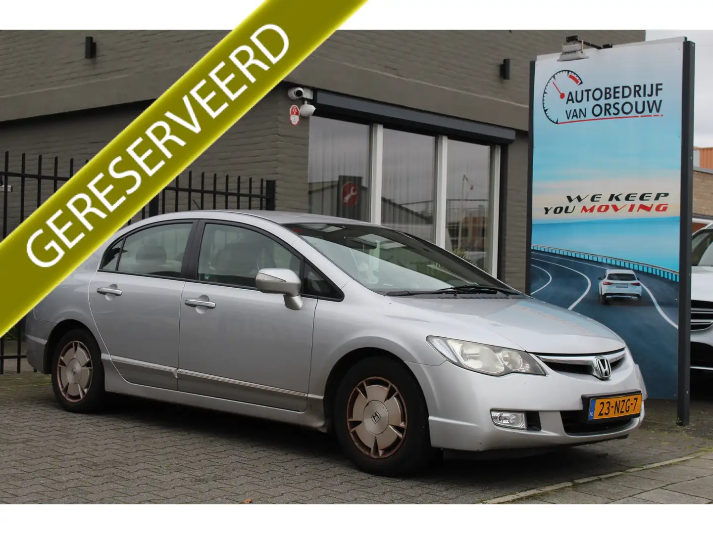 Honda Civic 1.3 Vtec Hybrid Automaat Clima Elek P. CV Cruise C Gris - 1