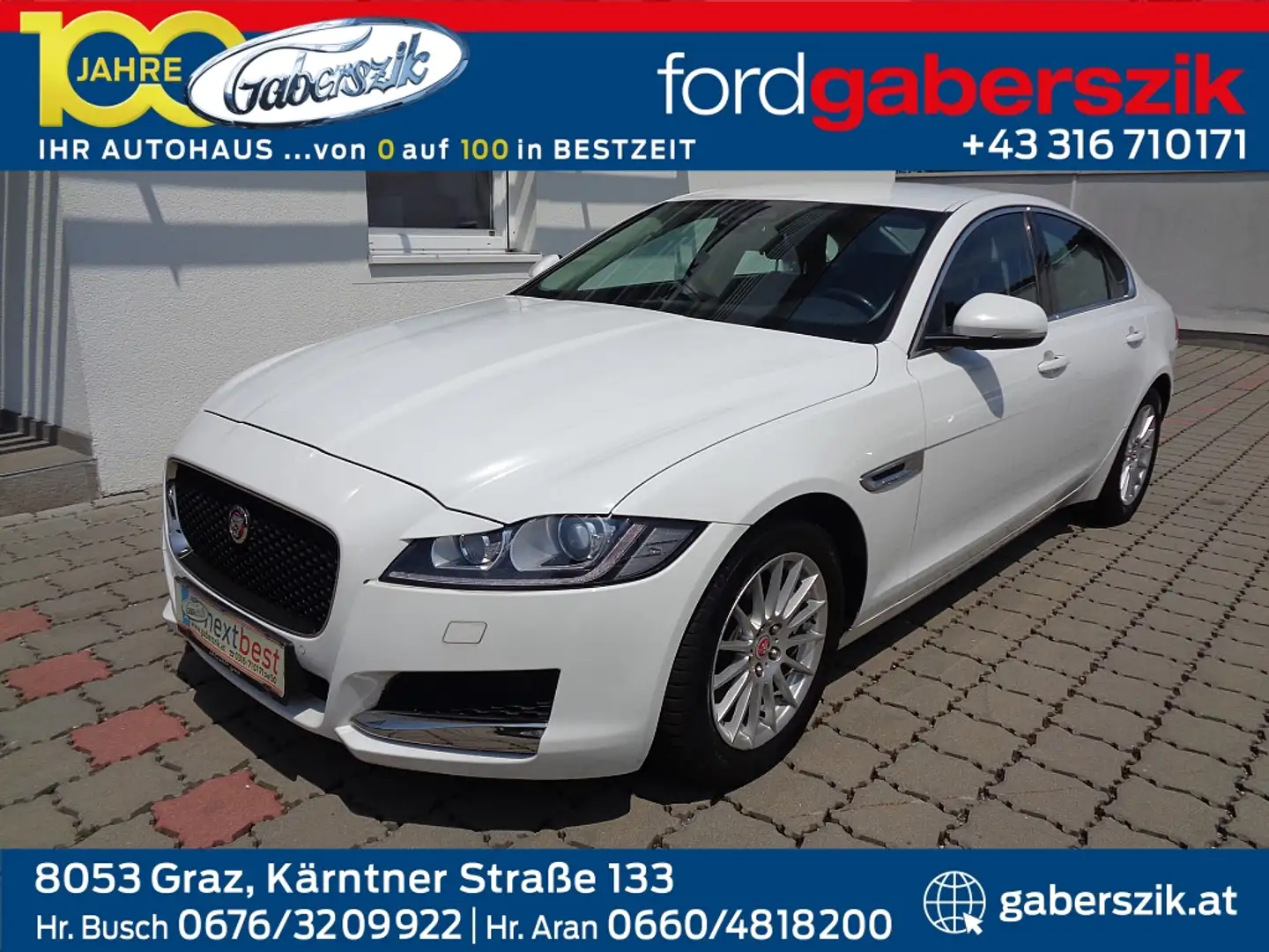 Jaguar XF 20d Prestige Aut. Weiß - 1