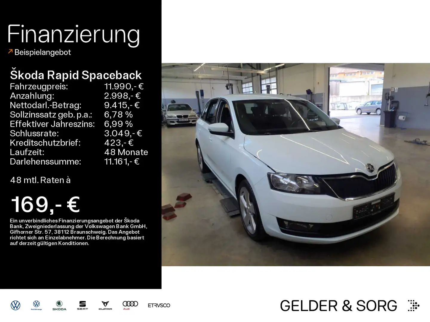 Skoda Spaceback Active 1,0l TSI KLIMA Білий - 1