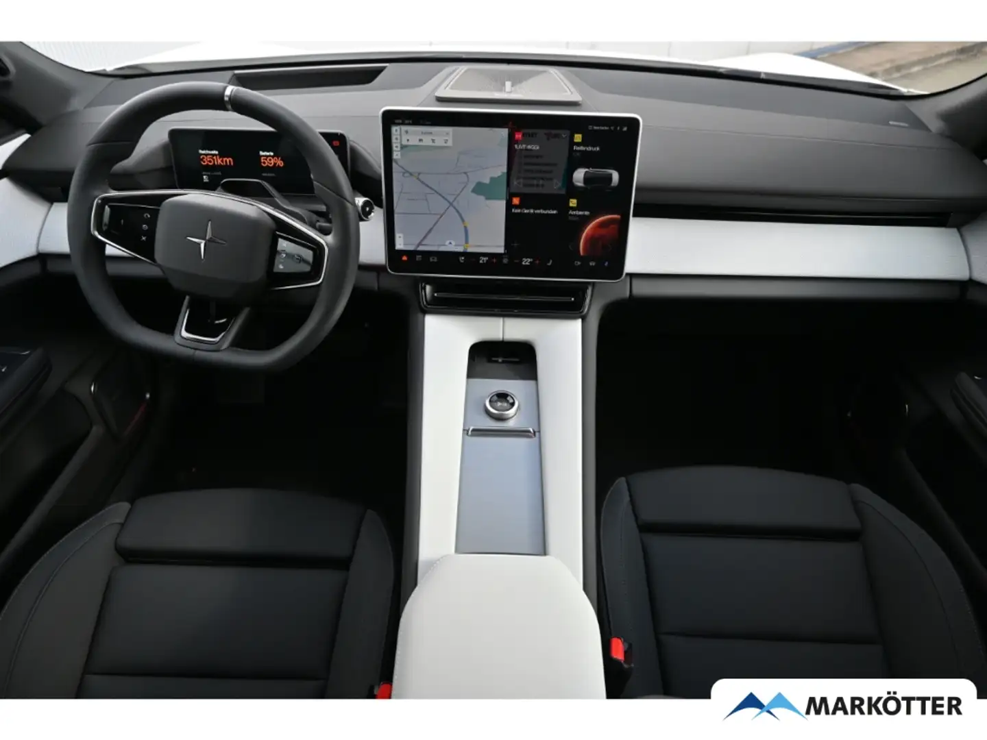 Polestar 4 Long Range Dual Plus ACC/HUD/H&K/360° Weiß - 2