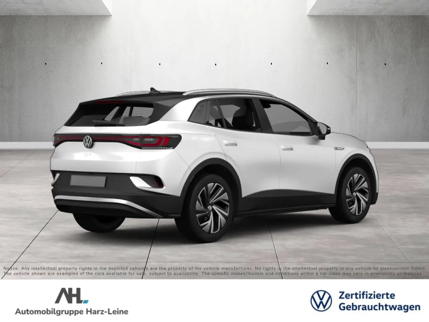 Volkswagen ID.4 PRO PERFORMANCE+BATTERIEPROTOKOLL+ALU 19''+AC Білий - 2